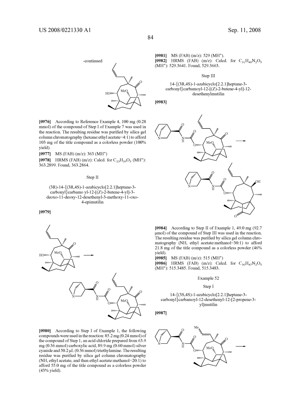 Mutilin-Derivative Substituted at Position 12 - diagram, schematic, and image 85