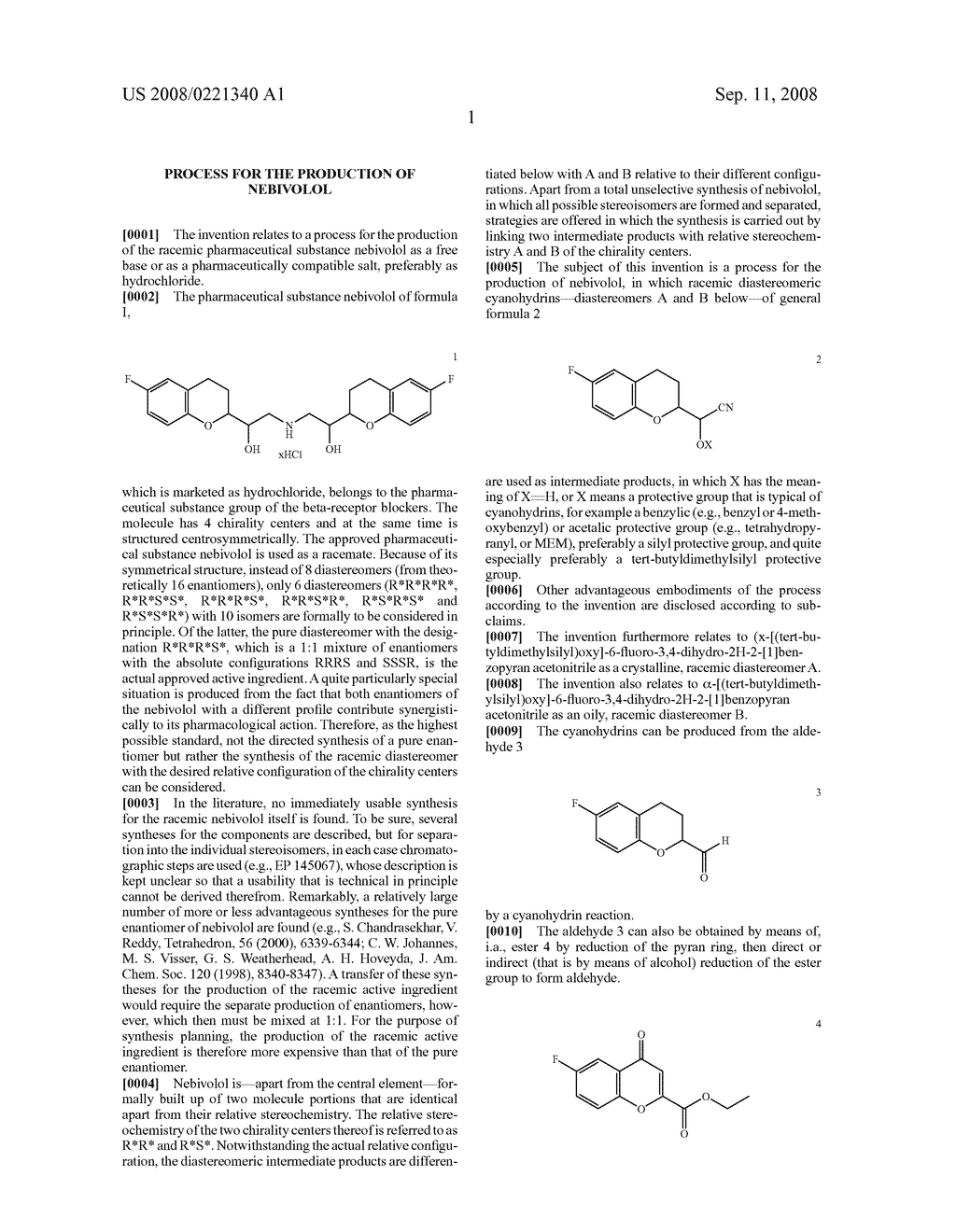 Process for the Production of Nebivolol - diagram, schematic, and image 02