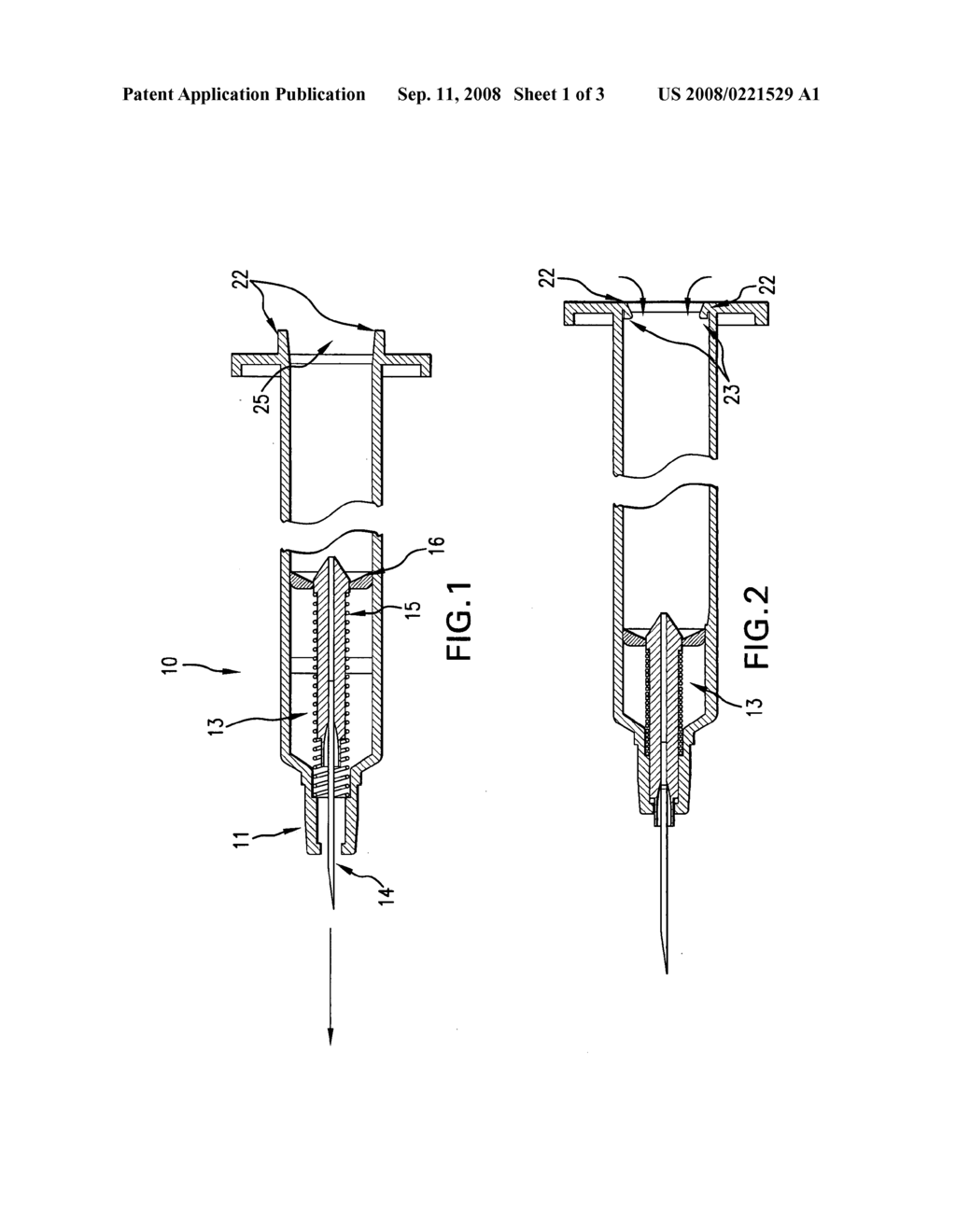 Syringe with rear plunger lock - diagram, schematic, and image 02