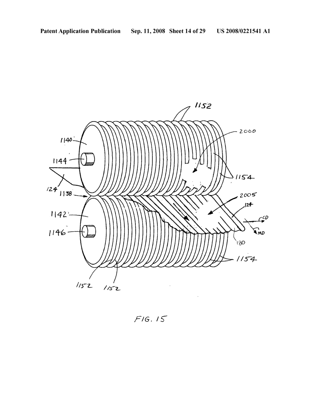 Absorbent article - diagram, schematic, and image 15