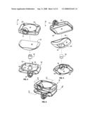 SURGICAL IMPLANT SECURED BY PEGS AND ASSOCIATED METHODS diagram and image