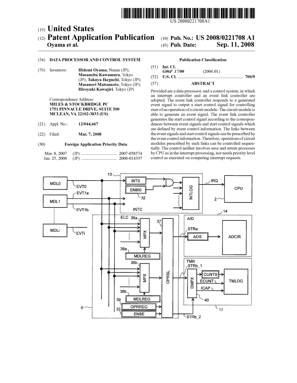 DATA PROCESSOR AND CONTROL SYSTEM - diagram, schematic, and image 01