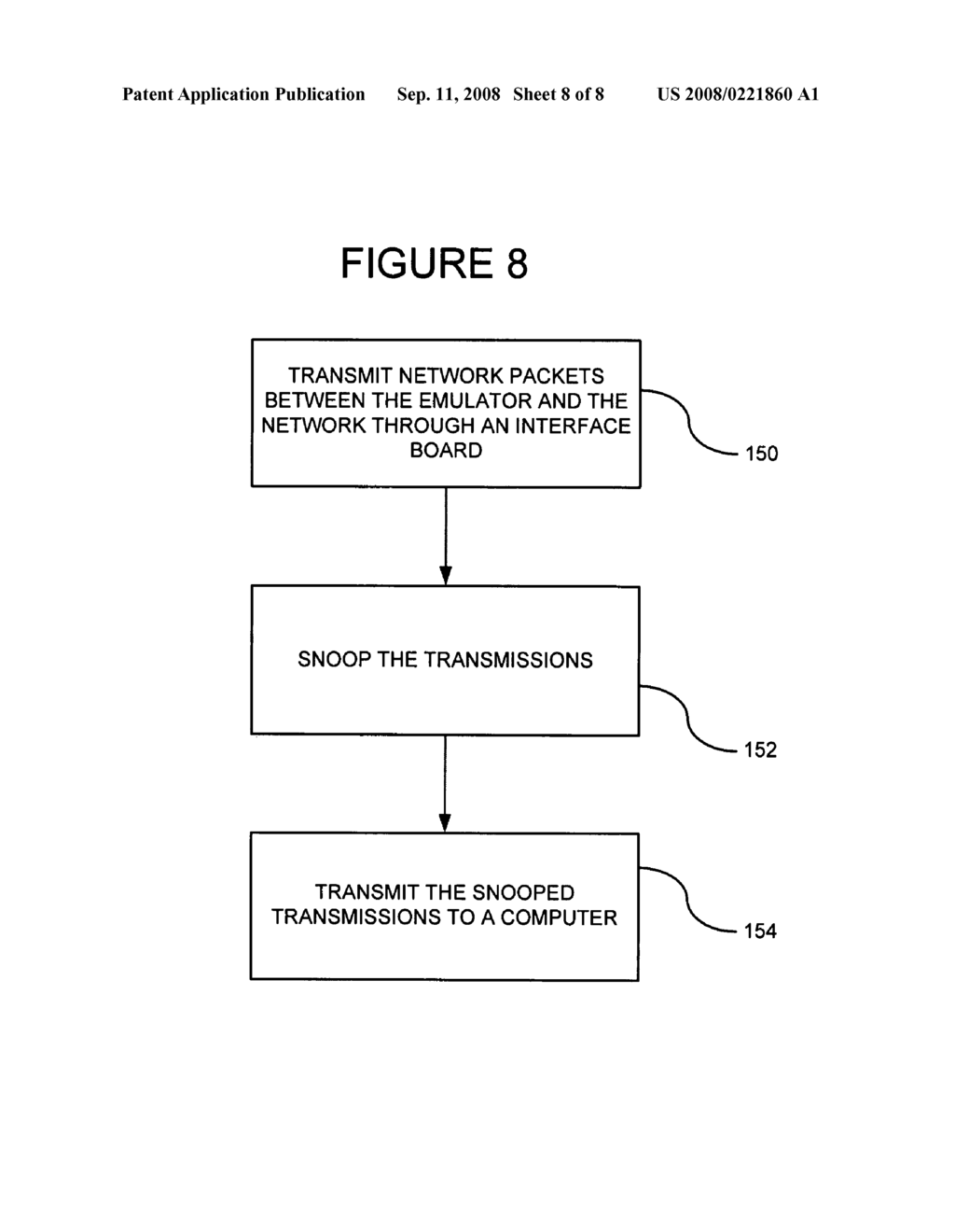 Hardware interface board for connecting an emulator to a network - diagram, schematic, and image 09