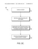 SYSTEM AND METHOD FOR ASSOCIATING A PATIENT SPECIMEN IDENTIFIER WITH A RADIOLOGY IMAGE FOR THE PATIENT diagram and image