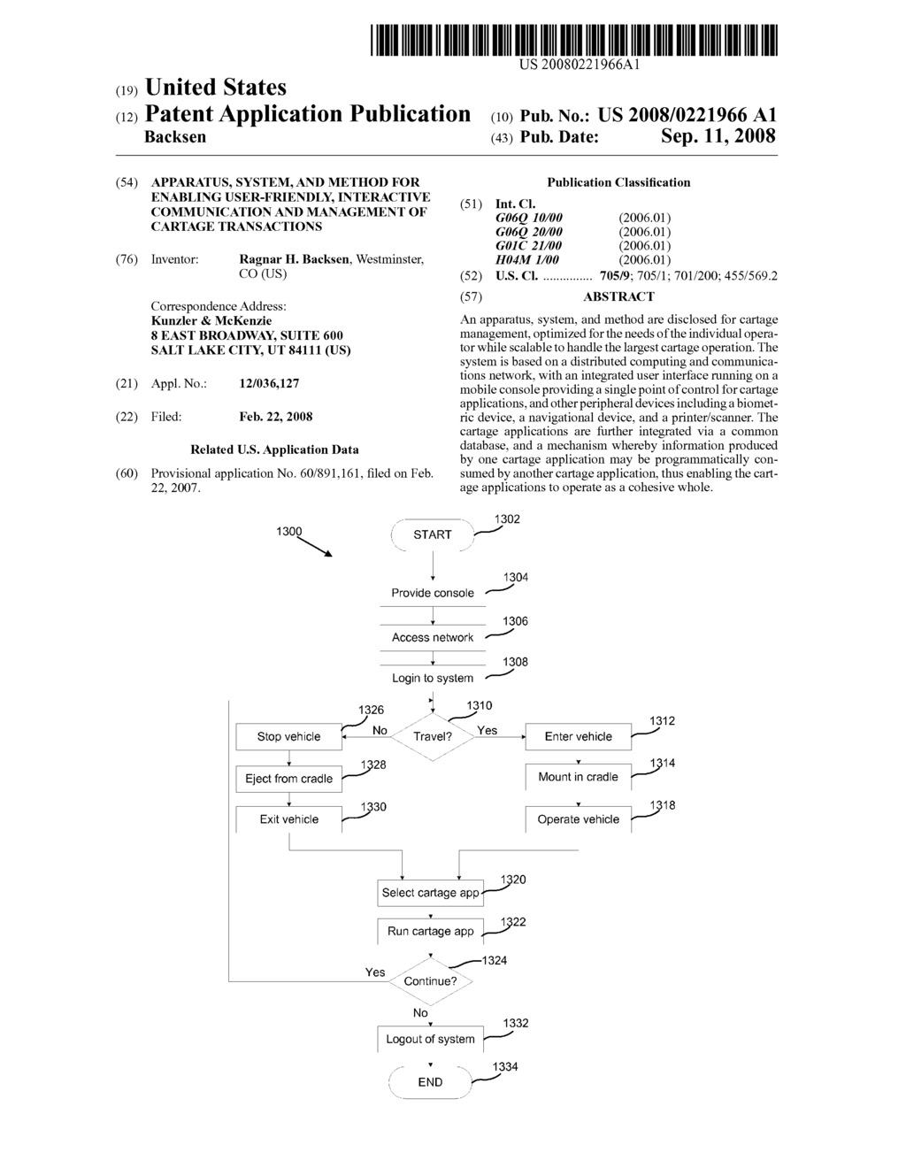 APPARATUS, SYSTEM, AND METHOD FOR ENABLING USER-FRIENDLY, INTERACTIVE COMMUNICATION AND MANAGEMENT OF CARTAGE TRANSACTIONS - diagram, schematic, and image 01