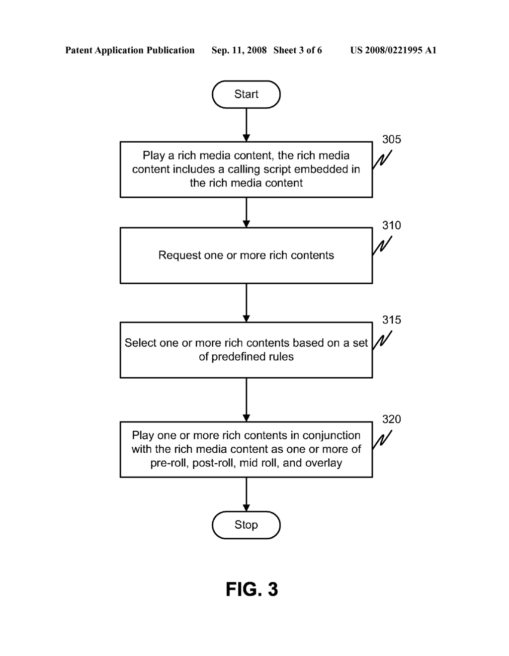 METHOD AND SYSTEM FOR ASSOCIATING RICH CONTENT WITH A RICH MEDIA CONTENT - diagram, schematic, and image 04