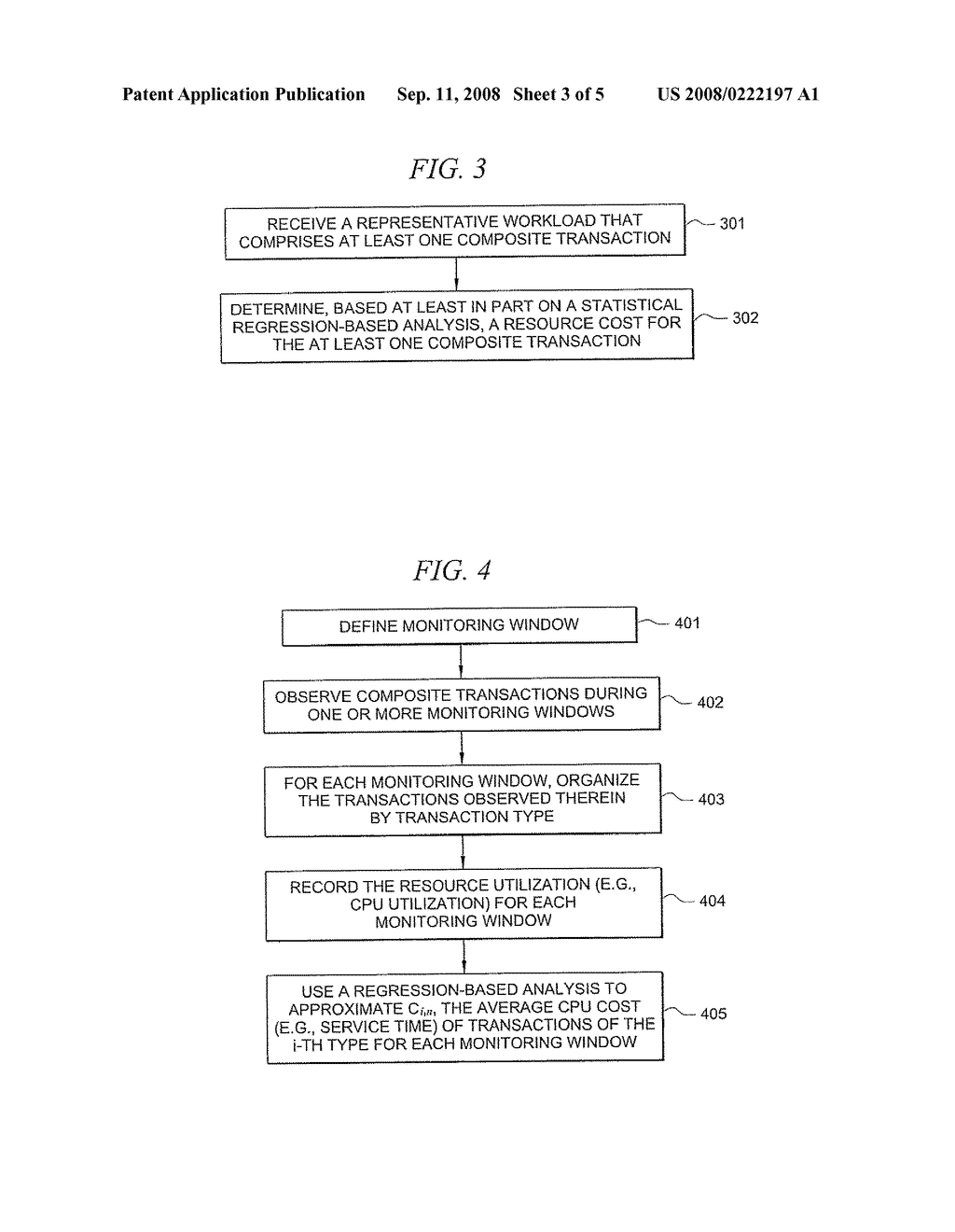 REGRESSION-BASED SYSTEM AND METHOD FOR DETERMINING RESOURCE COSTS FOR COMPOSITE TRANSACTIONS - diagram, schematic, and image 04