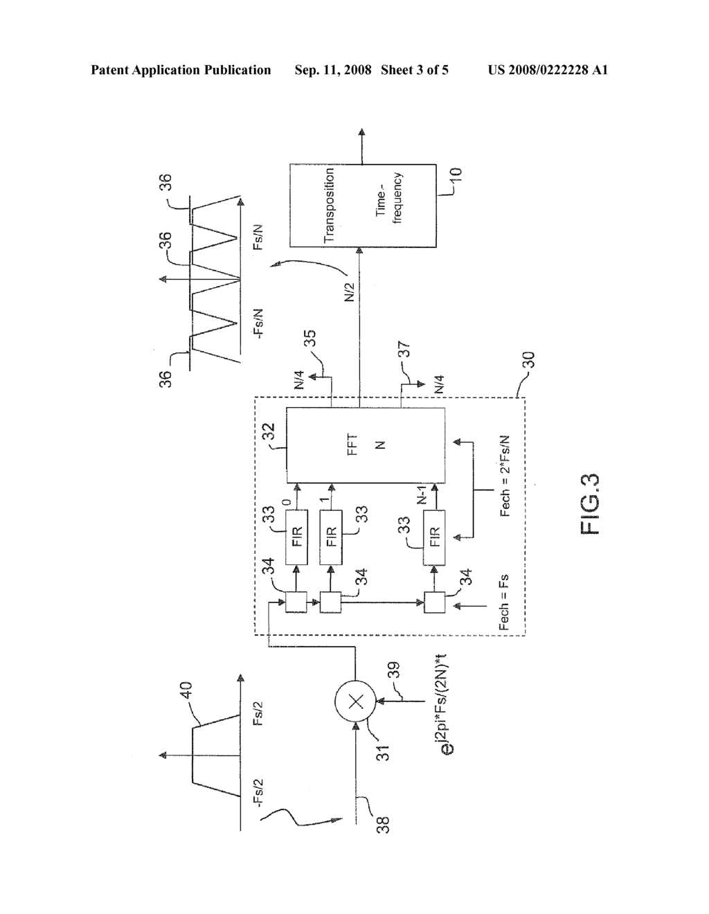 BANK OF CASCADABLE DIGITAL FILTERS, AND RECEPTION CIRCUIT INCLUDING SUCH A BANK OF CASCADED FILTERS - diagram, schematic, and image 04