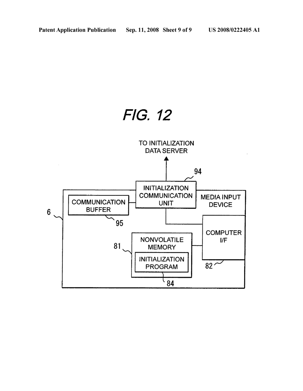 COMPUTER INITIALIZATION SYSTEM - diagram, schematic, and image 10