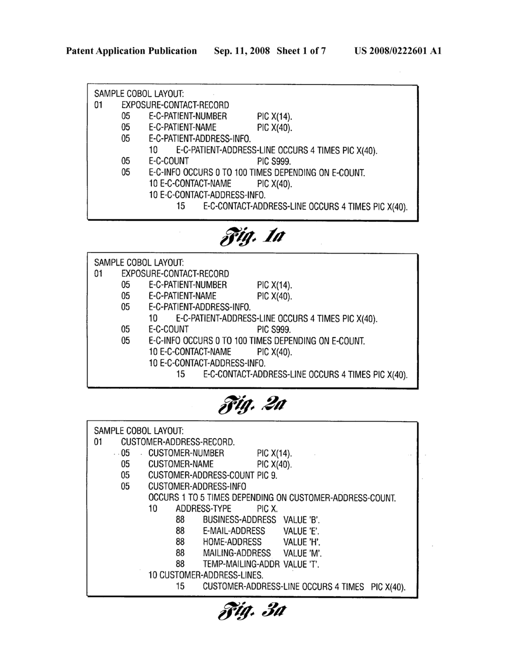 Method and system for processing data contained within COBOL or PL/I record description entries and storage medium for storing instructions which effectuate the method - diagram, schematic, and image 02