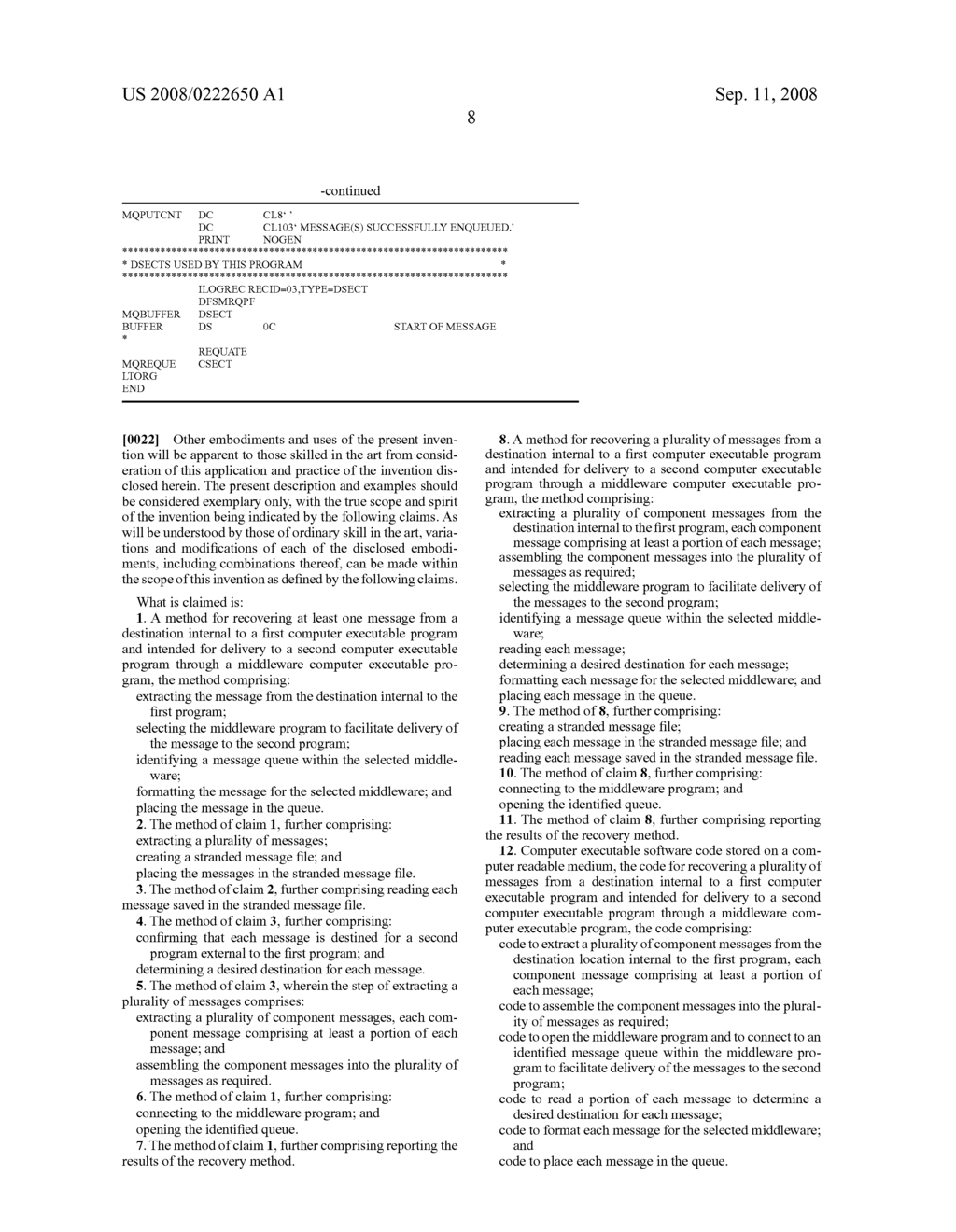 Method And System For Recovering Stranded Outbound Messages - diagram, schematic, and image 10