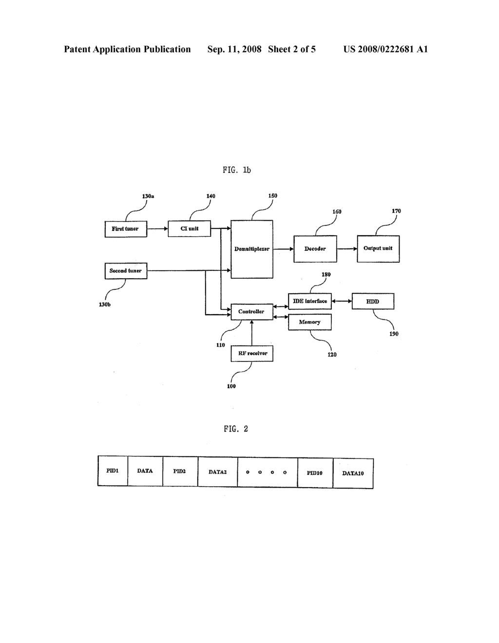 Method for Recording Multiple Program in Digital Broadcasting Receiver - diagram, schematic, and image 03