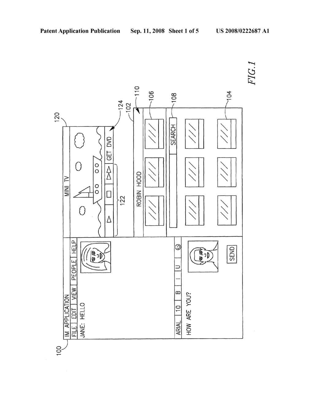 DEVICE, SYSTEM, AND METHOD OF ELECTRONIC COMMUNICATION UTILIZING AUDIOVISUAL CLIPS - diagram, schematic, and image 02