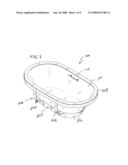 ILLUMINATED BATHTUB AND SUPPORT SYSTEM diagram and image