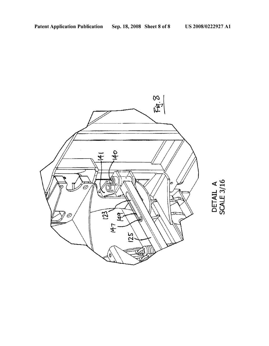 Snowplow with pivoting sideblades - diagram, schematic, and image 09