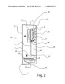 Display cabinet for light emitting diode lights and method of use diagram and image