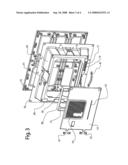 Display cabinet for light emitting diode lights and method of use diagram and image