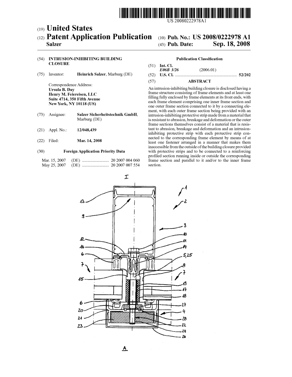 INTRUSION-INHIBITING BUILDING CLOSURE - diagram, schematic, and image 01