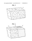 Uniform texture for cast in place walls diagram and image