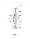 DEVICE AND METHOD FOR A FIBER EVAPORATION ENGINE diagram and image