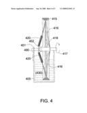 DEVICE AND METHOD FOR A FIBER EVAPORATION ENGINE diagram and image