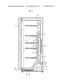 Refrigerator with air guide duct diagram and image