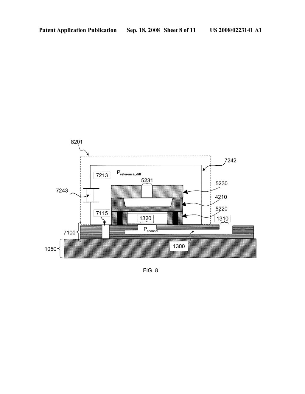 Pressure measurement device and system, and method for manufacturing and using the same - diagram, schematic, and image 09