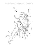 Attachment for a power tool guide rail diagram and image