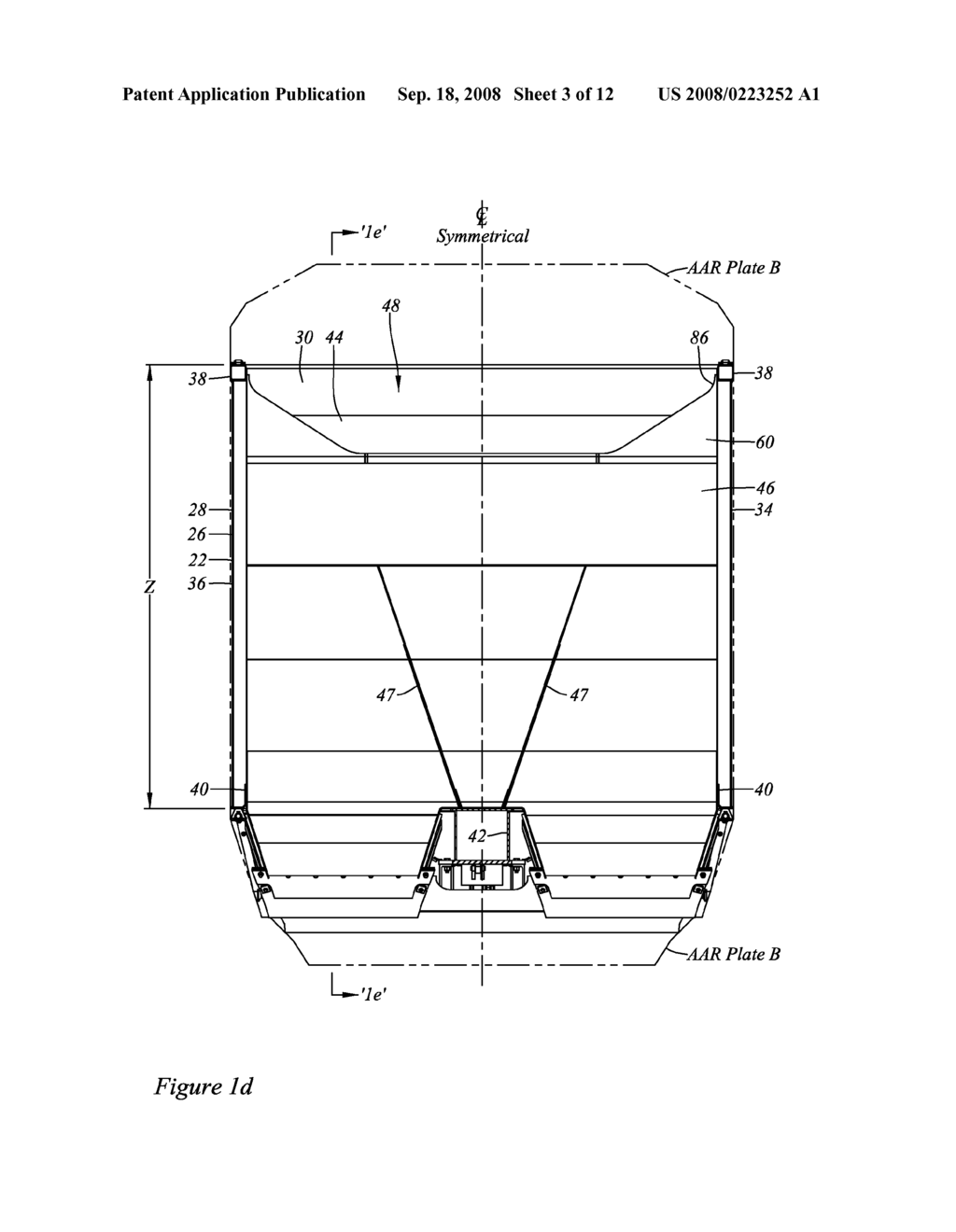 HOPPER CAR WITH LADING DISLODGEMENT FITTINGS AND METHOD OF OPERATION - diagram, schematic, and image 04