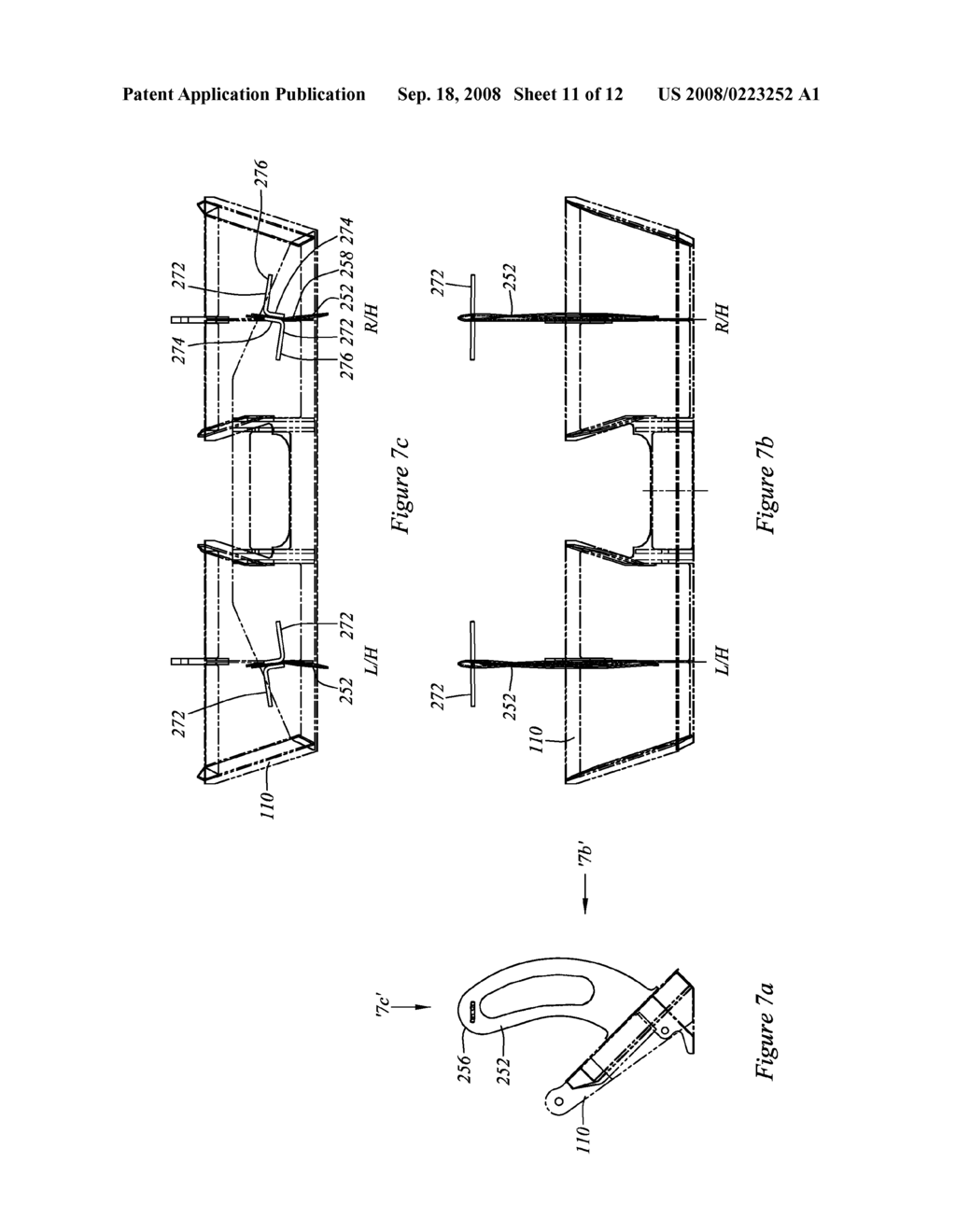 HOPPER CAR WITH LADING DISLODGEMENT FITTINGS AND METHOD OF OPERATION - diagram, schematic, and image 12