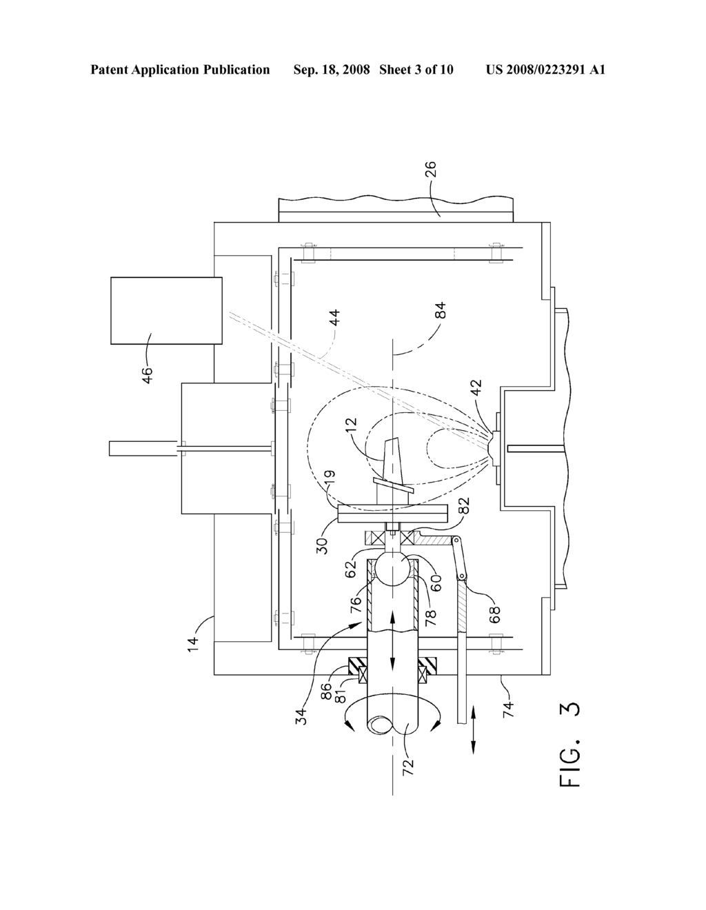 VACUUM COATER DEVICE AND MECHANISM FOR SUPPORTING AND MANIPULATING WORKPIECES IN SAME - diagram, schematic, and image 04