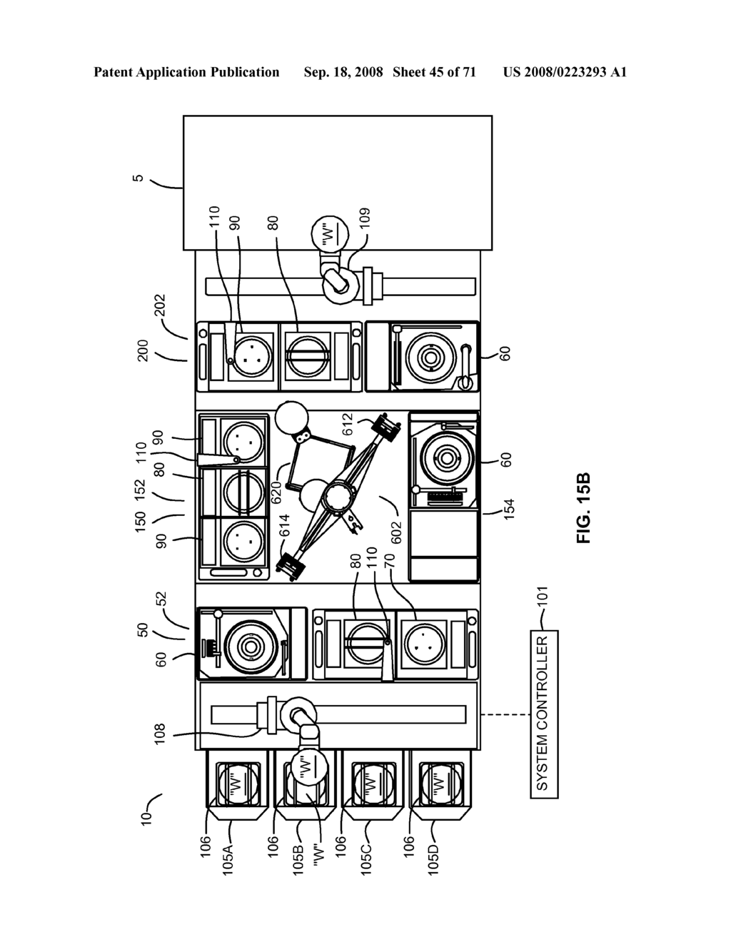 CLUSTER TOOL ARCHITECTURE FOR PROCESSING A SUBSTRATE - diagram, schematic, and image 46