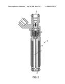 Automotive modular inductive heated injector and system diagram and image