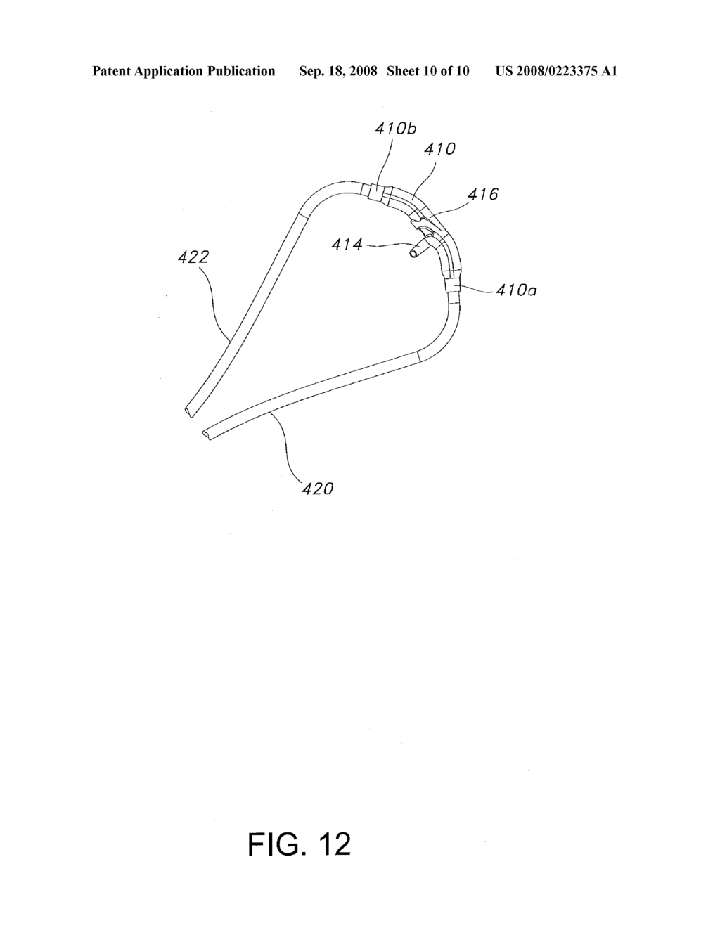 SINGLE NASAL PRONG NASAL CANNULA - diagram, schematic, and image 11