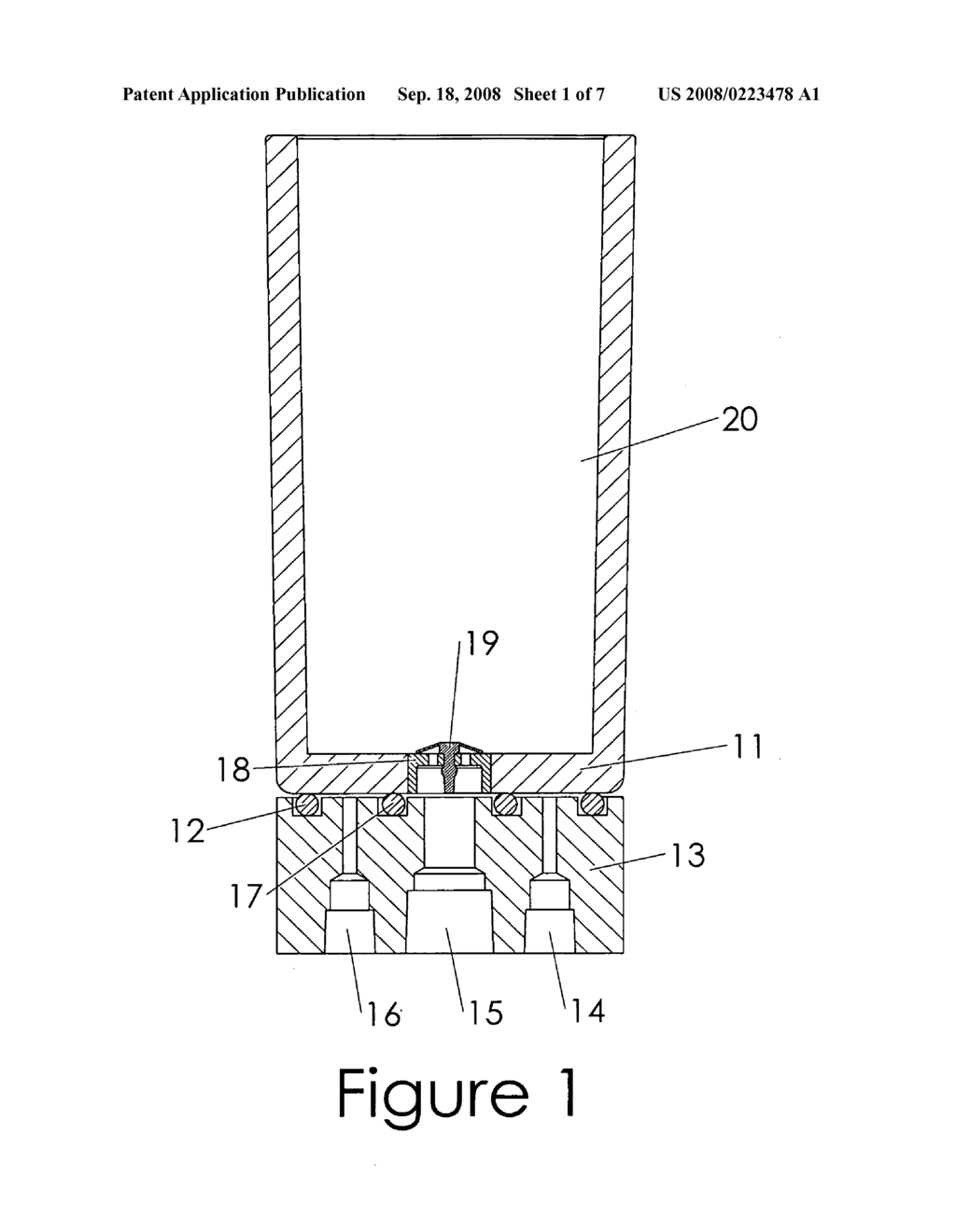 METHOD OF AND APPARATUS FOR THE BOTTOM-UP FILLING OF BEVERAGE CONTAINERS - diagram, schematic, and image 02