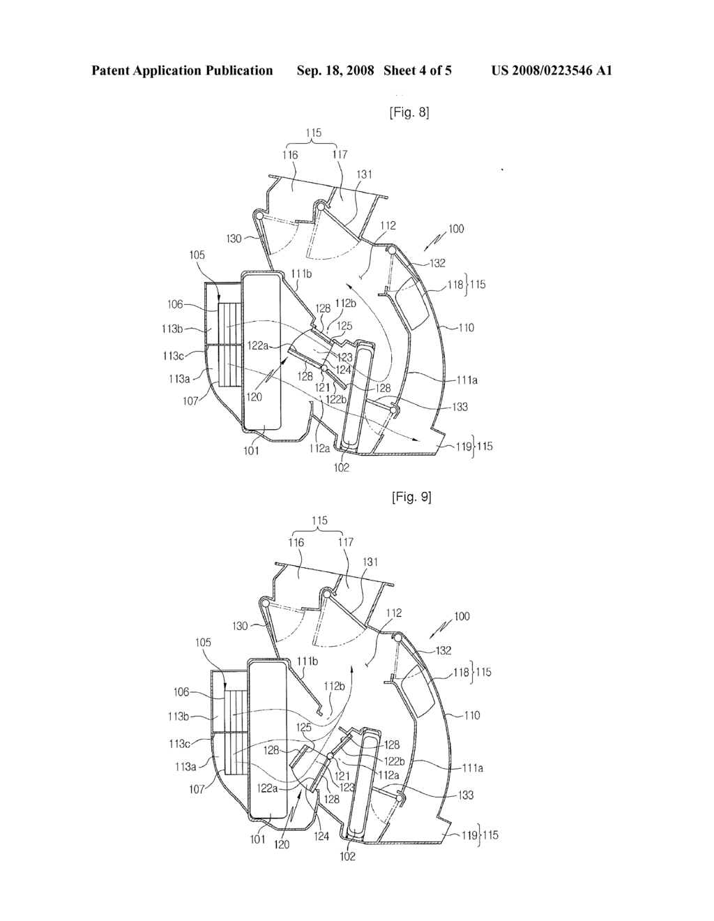 Air Conditioner for Vehicles Having Two Layer Air Flow Installed Therein - diagram, schematic, and image 05