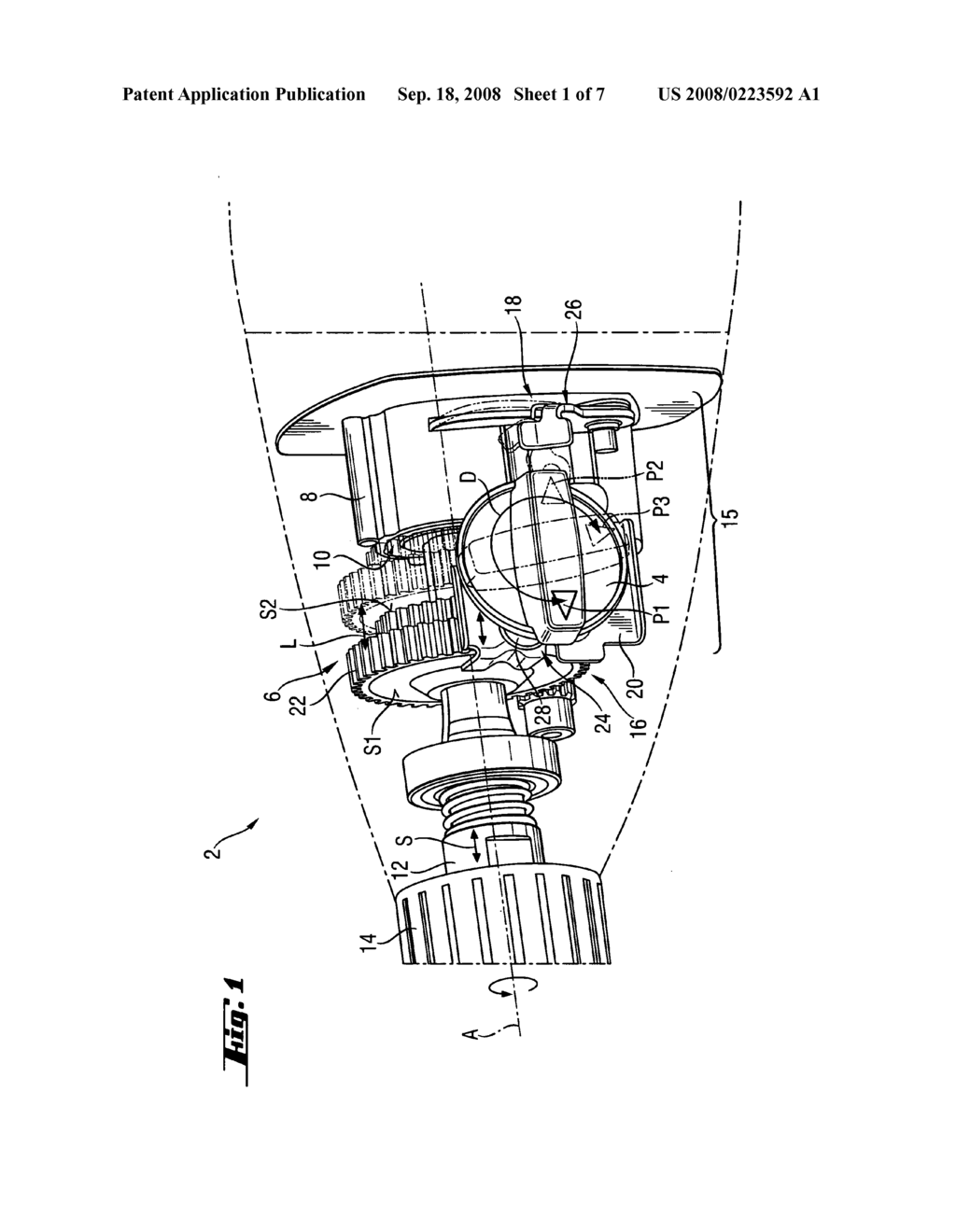 Hand-held electric power tool - diagram, schematic, and image 02