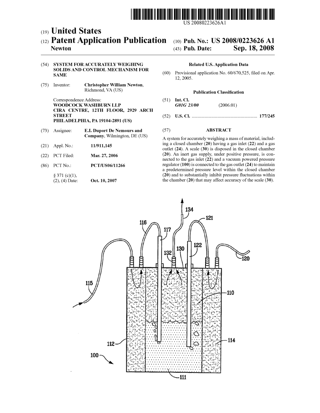 System For Accurately Weighing Solids and Control Mechanism For Same - diagram, schematic, and image 01