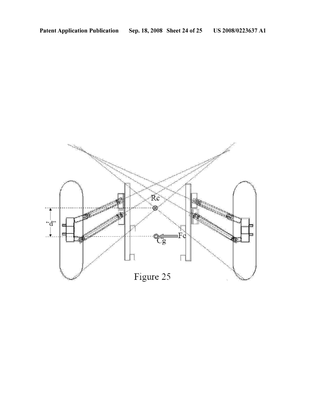 Safe, Super-efficient, Four-wheeled Vehicle Employing Large Diameter Wheels with Continuous-Radius Tires, with Leaning Option - diagram, schematic, and image 25