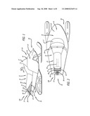 Snowmobile with externally mounted radiator diagram and image