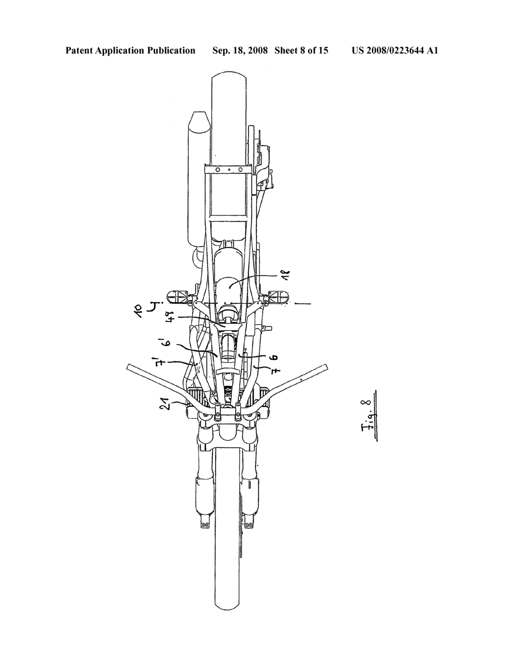 Vehicle in particular a motorcycle and engine/gearbox unit for a vehicle - diagram, schematic, and image 09