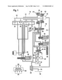 Hydraulic system for controlling a double-clutch transmission diagram and image