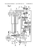 Hydraulic system for controlling a double-clutch transmission diagram and image