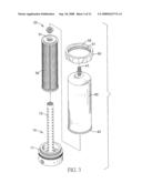 Mounting device for a filter diagram and image