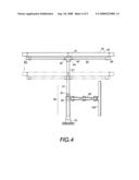 Supporting rack for screen diagram and image