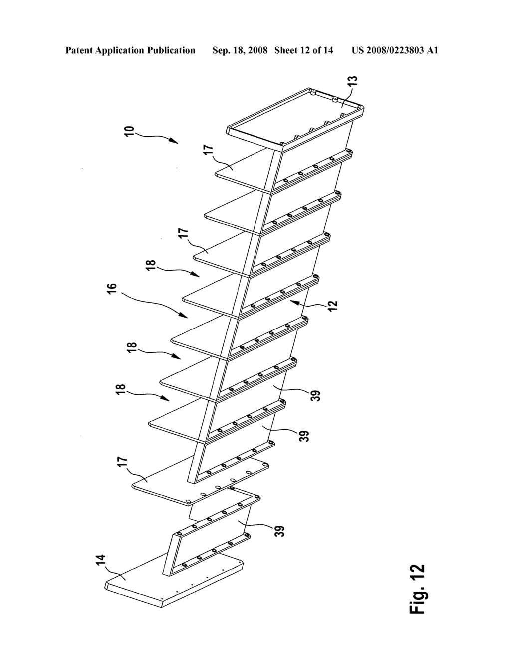 Modular shaft trays - diagram, schematic, and image 13