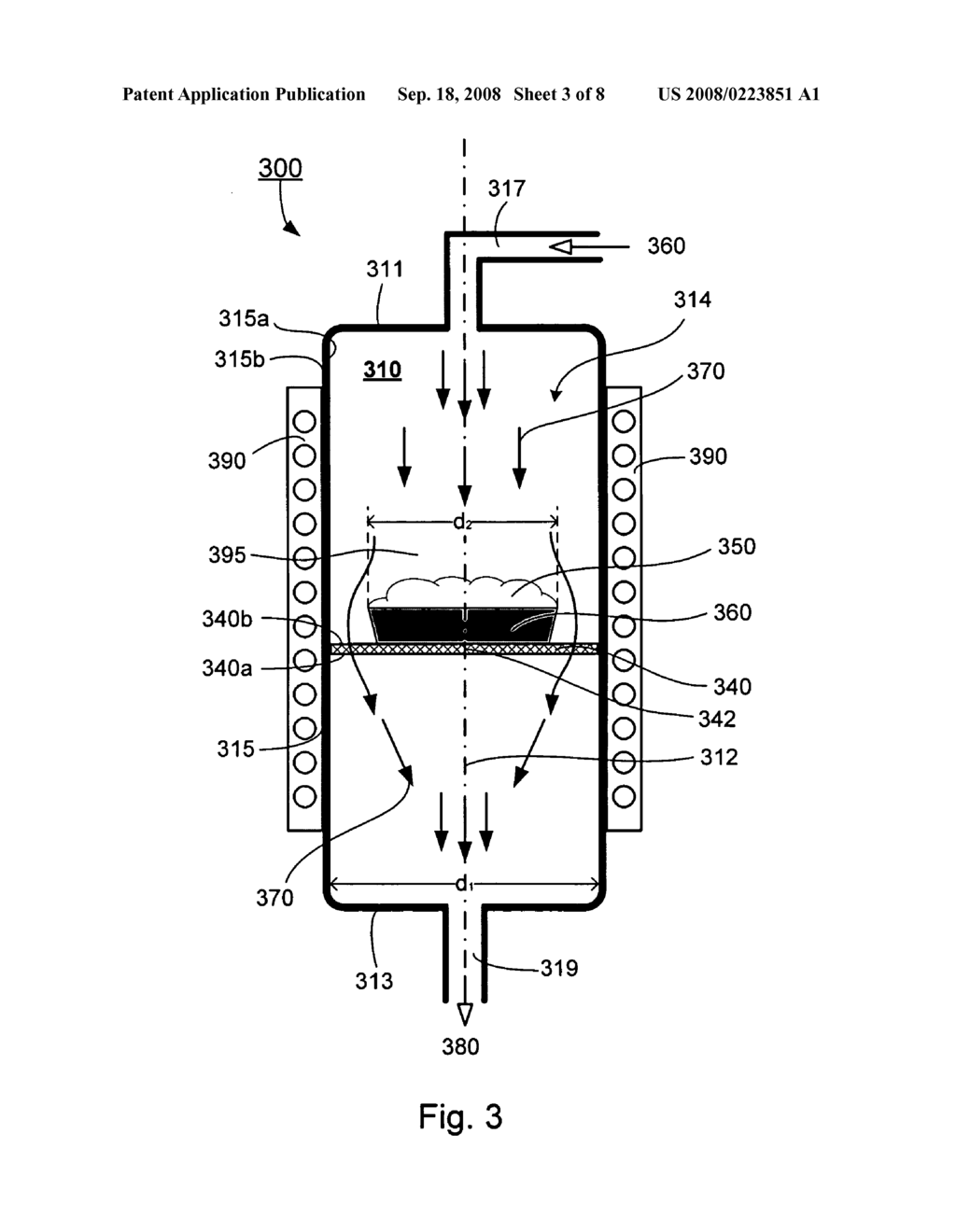 APPARATUS AND METHODS FOR SYNTHESIS OF LARGE SIZE BATCHES OF CARBON NANOSTRUCTURES - diagram, schematic, and image 04