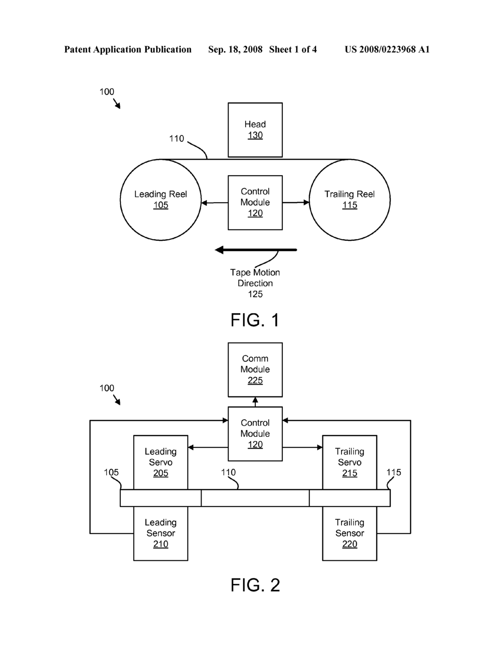 APPARATUS, SYSTEM, AND METHOD FOR CHECKING TAPE REEL MOTION - diagram, schematic, and image 02