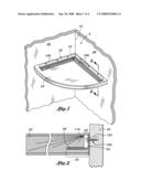 Shelf mounting system diagram and image