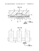 ELECTRONIC DEVICE, METHOD OF PRODUCING THE SAME, LIGHT-EMITTING DIODE DISPLAY UNIT, AND METHOD OF PRODUCING THE SAME diagram and image